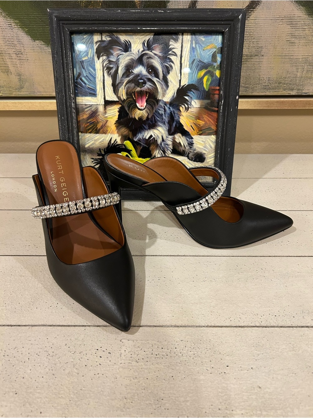 Kurt Geiger Black Heels-NWOT